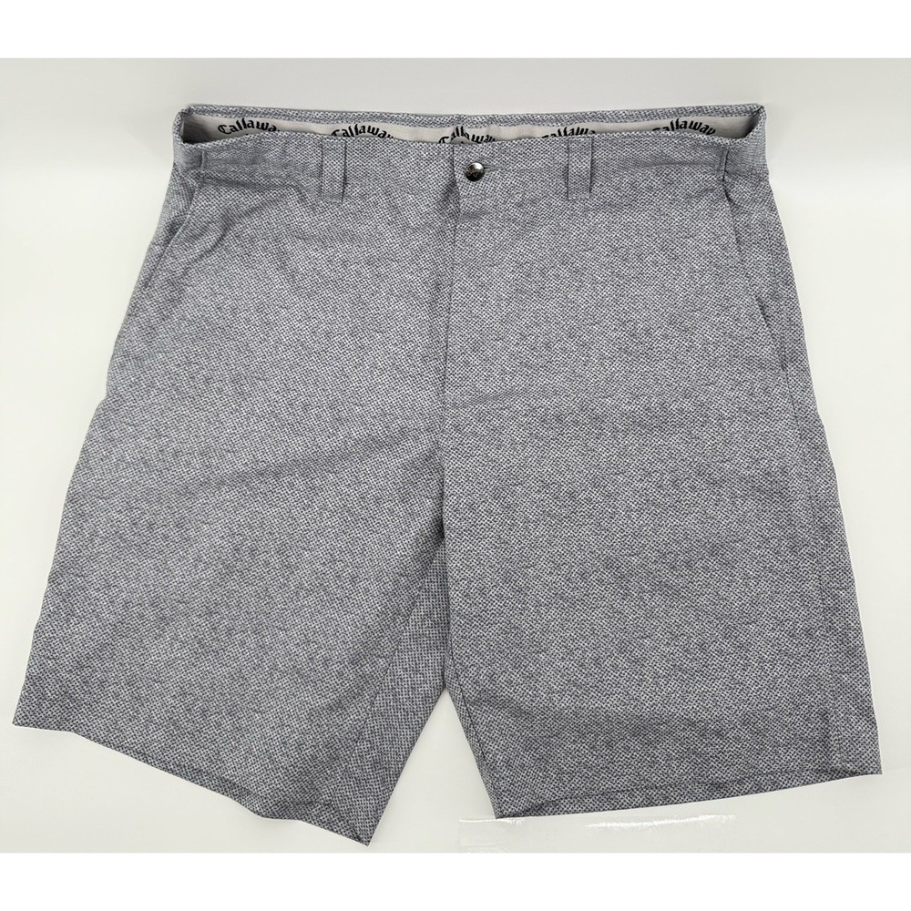 Lot Of 2 Callaway Golf Shorts Size 36 Blue Gray Opti-Dri Media Pocket - Picture 4 of 10